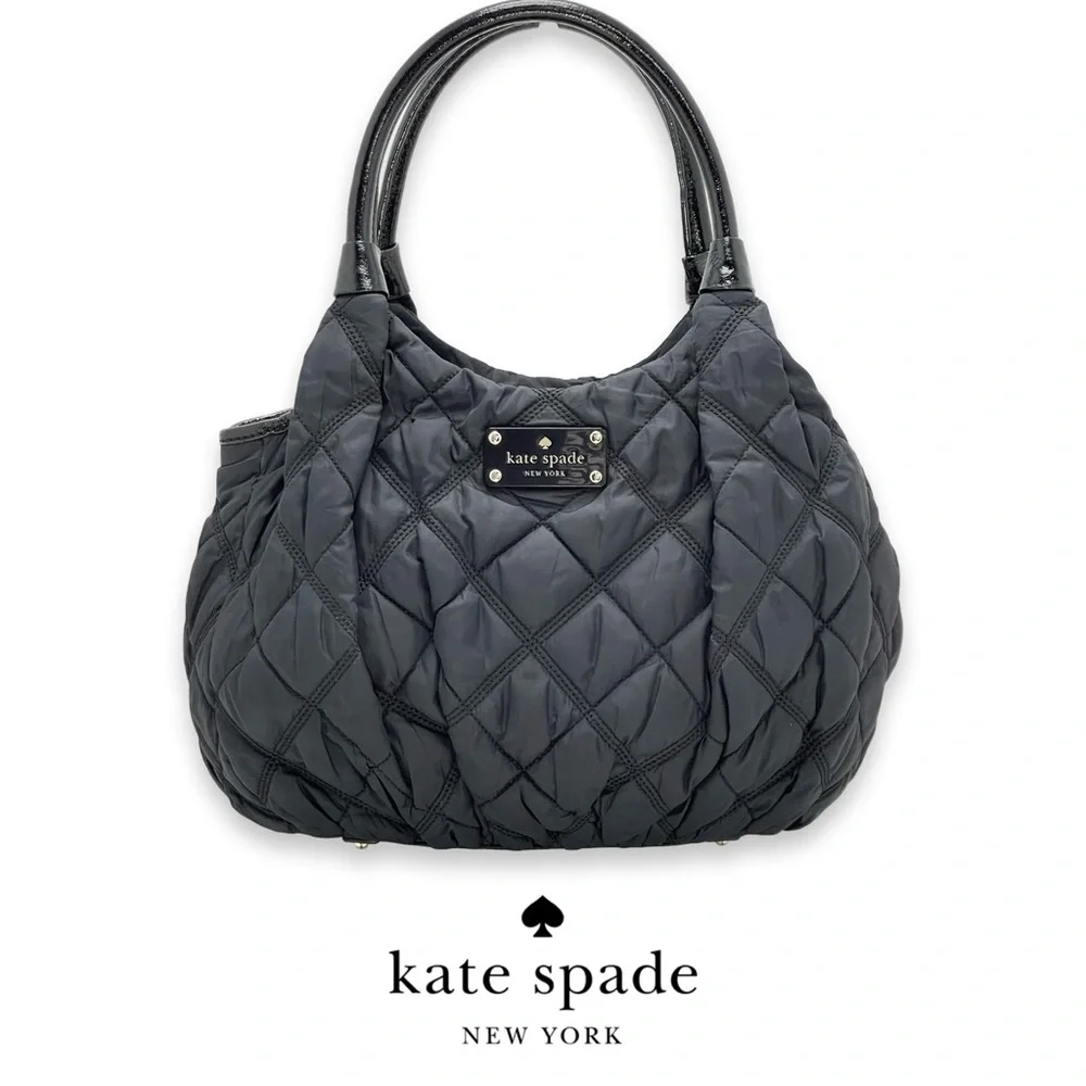 Kate Spade ♠️ Quilted Nylon Satchel Handbag